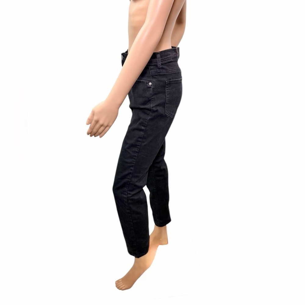 Gap Women’s Size 28 Regular Classic Straight Leg Solid Black Pants - Picture 3 of 7
